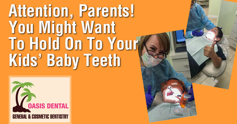 Attention, Parents! You Might Want To Hold On To Your Kids’ Baby Teeth
